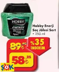 HOBBY ENERJİ SAÇ JÖLESİ SERT HOBBY ENERJİ SAÇ JÖLESİ SERT